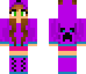 purple creeper girl