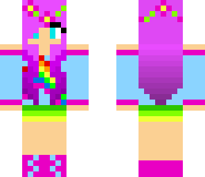 cute rainbow girl