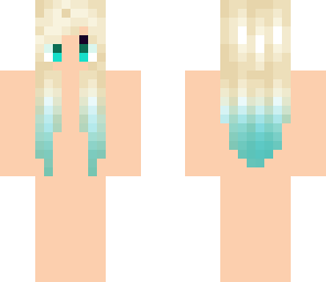 aqua ombre skin base girl