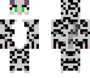 green eyed snow leopard