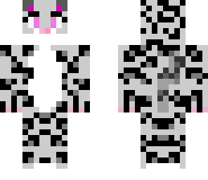 pink eyed snow leopard