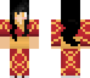 red kimono girl