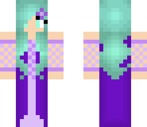 purple nature girl