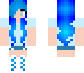 blue girl