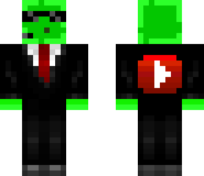 slime in a suit with youtube logo