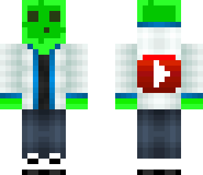 slime in a white hoodie with youtube logo