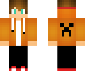 orange teen with creeper