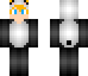 blonde panda boy