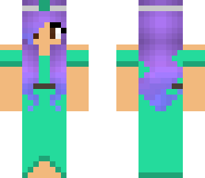 prom purple ombre girl