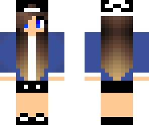 cute blue girl