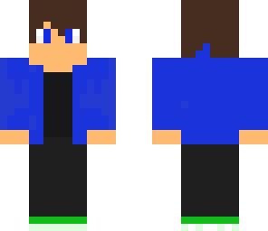 blue jacket