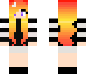 fire hair girl