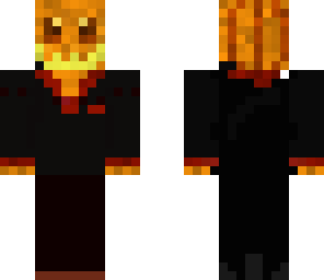 pumpkin man in suit