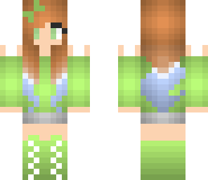 cute green girl