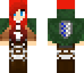 attack on titan red hair