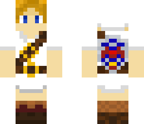 young link tunic white