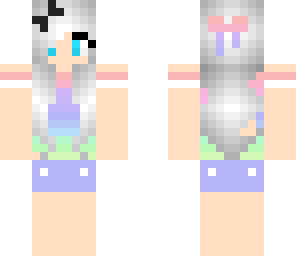pastel rainbow girl