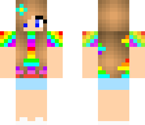 rainbow girl