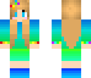 rainbow girl