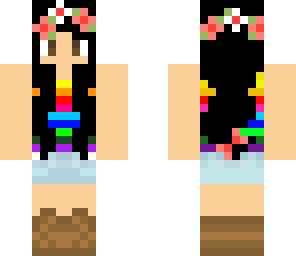 rainbow girl