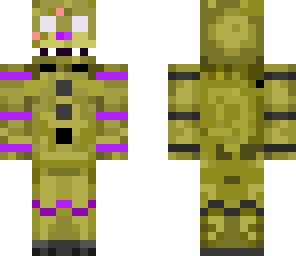 plush springtrap with purple man inside
