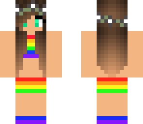 rainbow swimsuit 