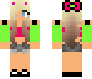 pink and green