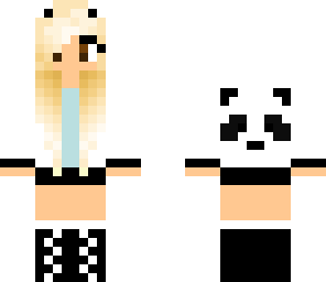 black panda girl