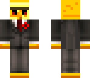 suit golem with flower