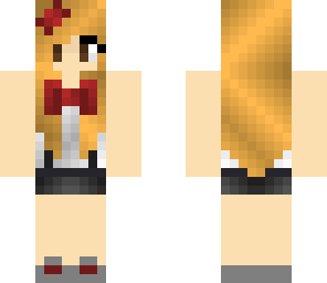 red bowtie girl