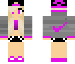 blonde nike girl