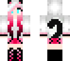 pink cat girl