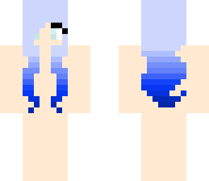 blue ombre hair base
