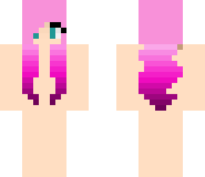 pink and purple hair ombre