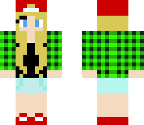 sydney's green plaid skin 2