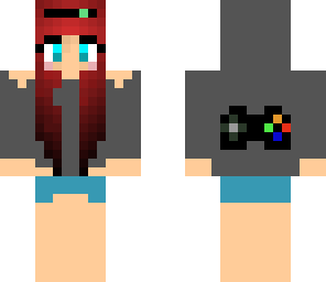 gamer girl skin