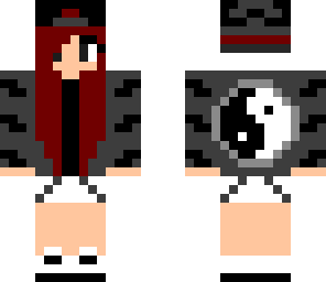 redhead yin yang girl