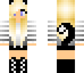 stripe kitten girl