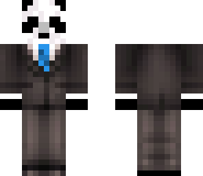 panda in a suit