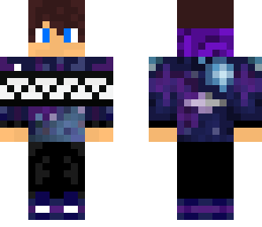 boy in galaxy hoodie
