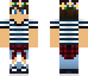 flower crown boy