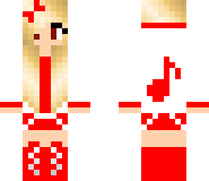 red music girl