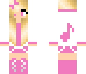 pink music girl