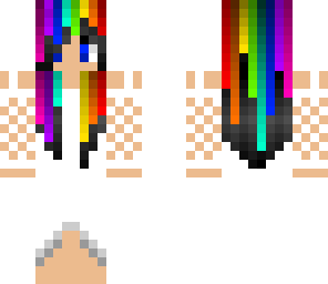 rainbow dress girl
