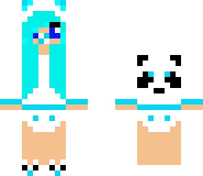 baby blue panda