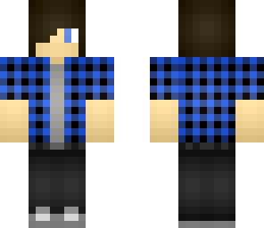 blue plaid shaded