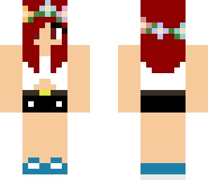 red hair flower girl