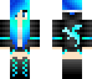 blue dragon girl