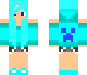 blue girl
