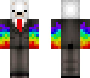 rainbow polar bear